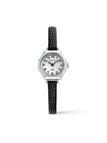 CARVEN] Women's leather watch CV630 - WH/BK - MAISON246 - Modalova