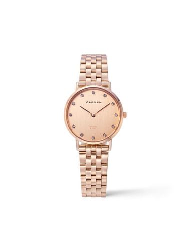 CARVEN] Women's Metal Watch CV619 - RPE/RG - MAISON246 - Modalova