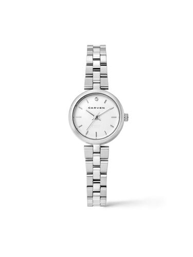 CARVEN] Women's Metal Watch CV621 - WH/SV - MAISON246 - Modalova