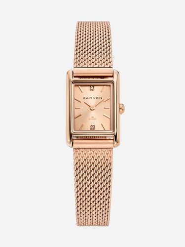 CARVEN] Women's Metal Watch CV625 - RPE/12RG - MAISON246 - Modalova