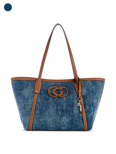 SEBINA denim G logo point big shopper bag DG952423 - Guess - Modalova