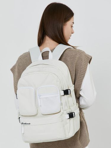 New Hershey Three-Pocket Backpack (beige) - ROIDESROIS - Modalova