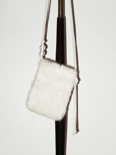 Fur Mini Cross Bag [White] - PICEA - Modalova