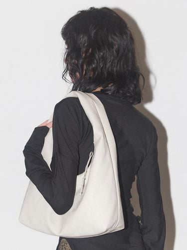 Leather Hobo Bag [Vintage Ivory] - PICEA - Modalova