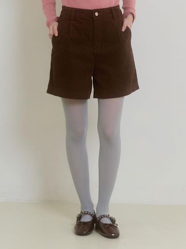 COZY DAY CORDUROY SHORT_BROWN - PINK PINEAPPLE - Modalova