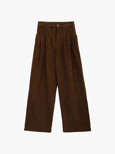 RETRO COZY CORDUROY PANTS_BROWN - PINK PINEAPPLE - Modalova