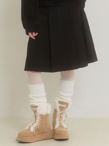 SNOW FALL MIDI SKIRT_BLACK - PINK PINEAPPLE - Modalova