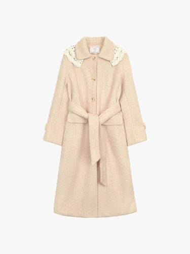 FAIRY LACE COLLAR COAT_BEIGE - PINK PINEAPPLE - Modalova