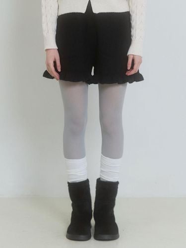 FAIRY FRILL KNIT SHORTS_BLACK - PINK PINEAPPLE - Modalova