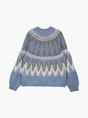 COZY CRYSTAL SWEATER_SKY BLUE - PINK PINEAPPLE - Modalova