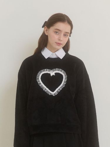 DREAMING HEART SWEATSHIRT_BLACK - PINK PINEAPPLE - Modalova