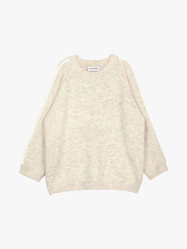 SNOWY TRIM ROUND KNIT_IVORY - PINK PINEAPPLE - Modalova