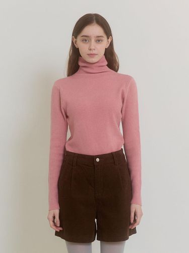 WINTER COZY TURTLE NECK TOP_PINK - PINK PINEAPPLE - Modalova