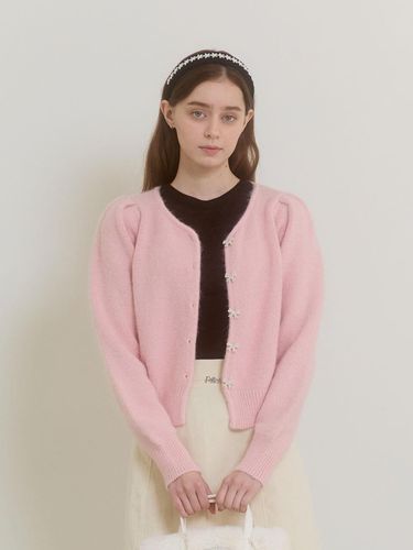 FAIRY RIBBON CARDIGAN_PINK - PINK PINEAPPLE - Modalova