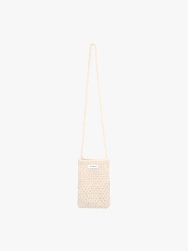 COZY KNIT CROSS BAG_IVORY - PINK PINEAPPLE - Modalova