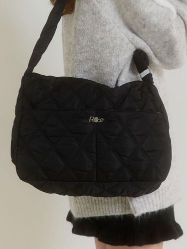 SNOWBLOOM QUILTED BAG_BLACK - PINK PINEAPPLE - Modalova