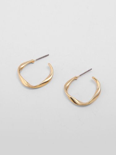 Monde Simple Small Round Ring Earrings - JUDY AND PAUL - Modalova