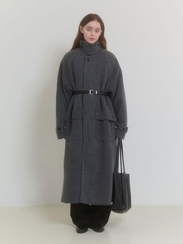 URBAN BALMACAAN LONG COAT_GREY - healiote - Modalova