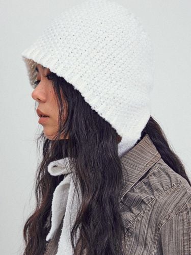 WAFFLE WHITE BONNET HAT - SLEEPYSLIP - Modalova