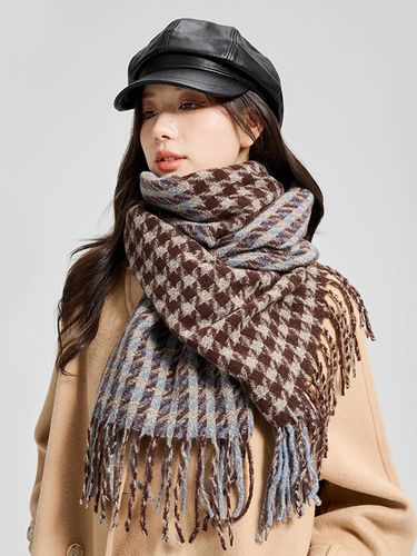 Low Checkered muffler 23FW brown - LOOKING4U - Modalova