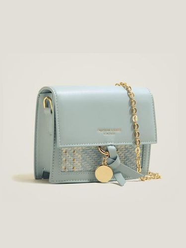 Tweed chain mini cross bag SKYBLUE - LOOKING4U - Modalova