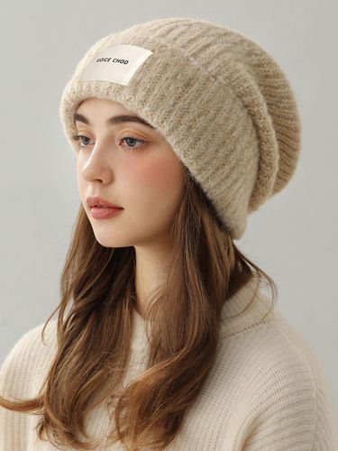 Voice Chu's signature label, Beanie beige - LOOKING4U - Modalova