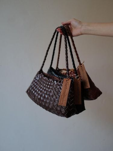 Gardener Basket_Weaving Shoulder Bag - GREYMANSION - Modalova