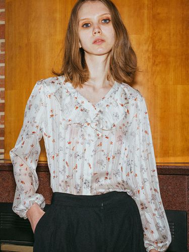 Flower Line Blouse - DAMAGE MNEMONIC - Modalova