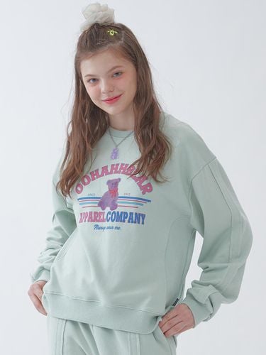 BEAR SWEAT SHIRT (MINT) - OoH-AHh! - Modalova