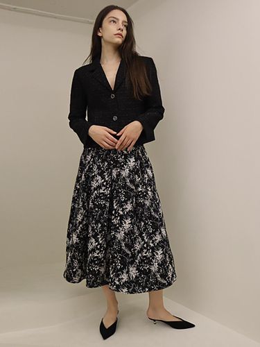 Cotton Flower Black Skirt _ Cotton Flower BK SK - DAMAGE MNEMONIC - Modalova