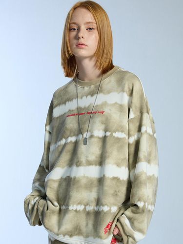 ST TIE DIE SWEAT SHIRT (BEIGE) - OoH-AHh! - Modalova