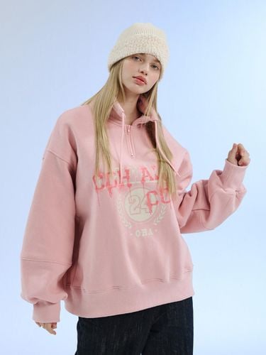 LOGO ANORAK SWEAT SHIRTS (PINK) - OoH-AHh! - Modalova