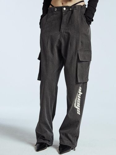 LOOSE FIT CARGO PANTS (BLACK) - OoH-AHh! - Modalova