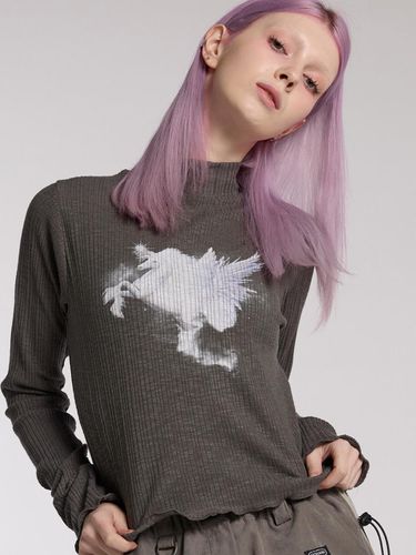 UNICORN T SHIRT (DARK GRAY) - OoH-AHh! - Modalova