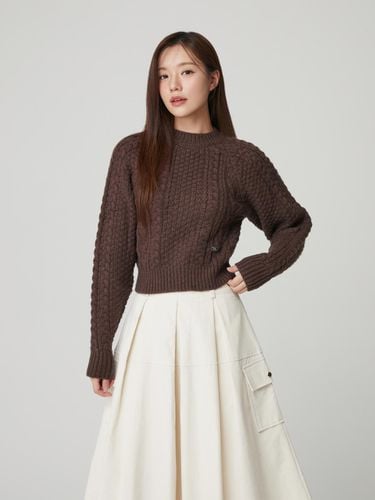 Cable Knit Pullover PQ4KL132 - PLASTIC ISLAND - Modalova