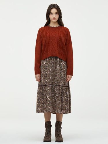 Cable round neck pullover_T248MSW232W - Thursday Island - Modalova