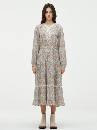 Neck Lace Flower Napping dress_T248MOP246W - Thursday Island - Modalova