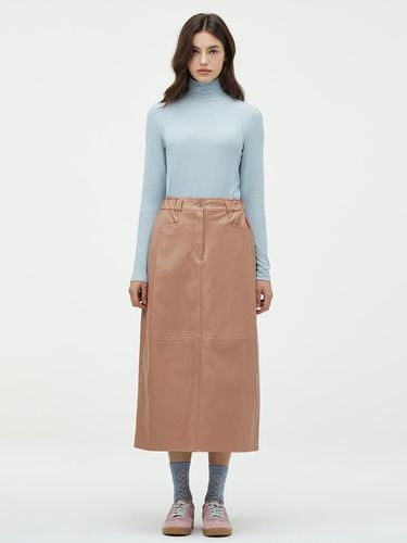 Fake leather Cocoon skirt_T248MSK234W - Thursday Island - Modalova