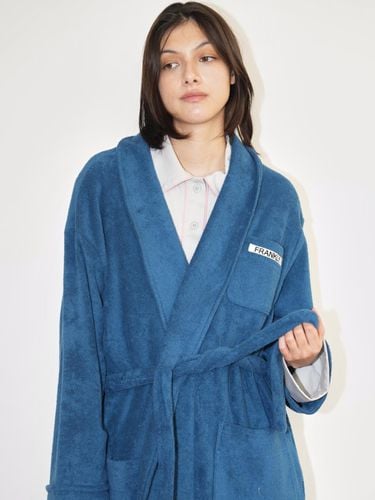 Basic Terry Robe, Moroccan Blue - FRANKLY! - Modalova