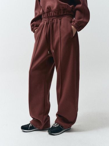 LOGO STRING PANTS, BURGUNDY - MMAK - Modalova