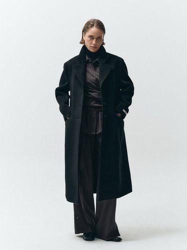 BASIC SINGLE LONG COAT, BLACK - MMAK - Modalova