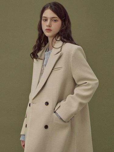 TWEE] Prato Basic Double Long Coat - TWEE - Modalova