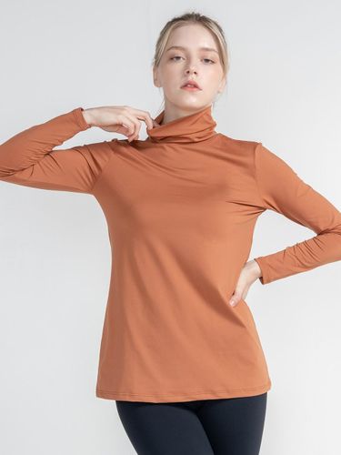 Soft High-Neck Turtleneck T-shirt DTF1W 4096 - DURAN - Modalova