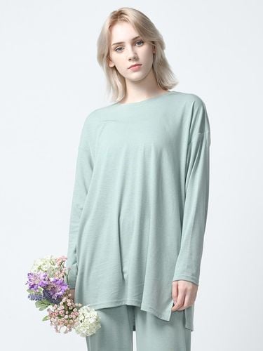 Soft Oversized Fit Long Daily Cover T-shirt - DURAN - Modalova