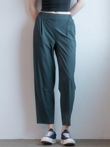 Back Ai Shack Tuck Slacks Sweat Pants DBF3S 9116 3 - DURAN - Modalova