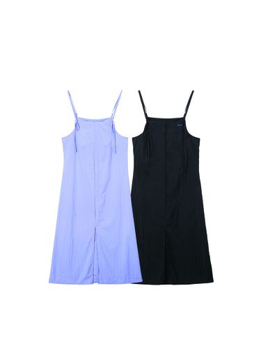 Smurf nylon sleeveless long dress_(2 colors) - ULKIN CANVAS - Modalova