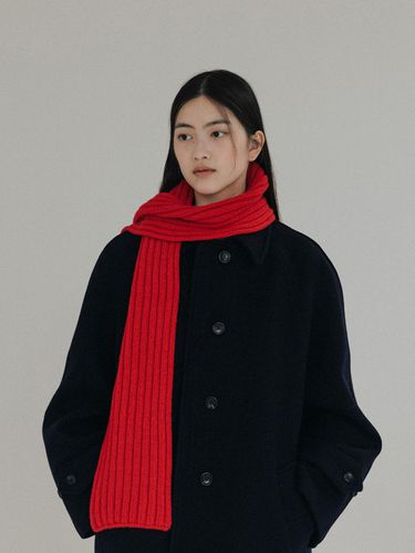 Cashmere Blended muffler (Red) - peces - Modalova