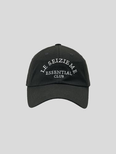 LOGO ESSENTIAL BALL CAP - BLACK - LESEIZIEME - Modalova