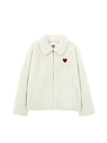 Erkin's X Betty Boom] Heart fur jacket - beige - ULKIN CANVAS - Modalova