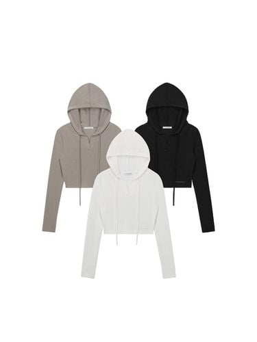 Legendary Dune Open Neck Cropped Hoodie_(3 Colors) - ULKIN CANVAS - Modalova